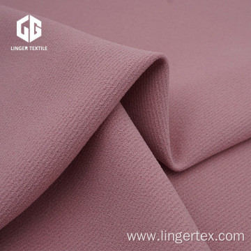 Twill Knitted Fabric Polyester Crepe with Spandex
